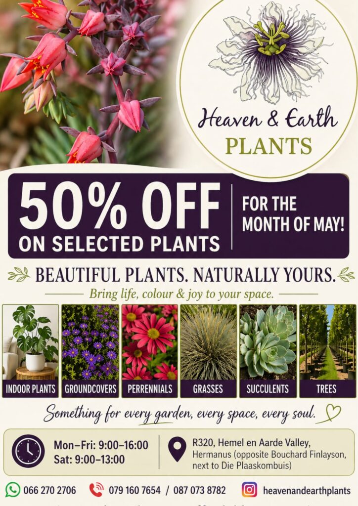 Heaven And Earth Plants Ad May