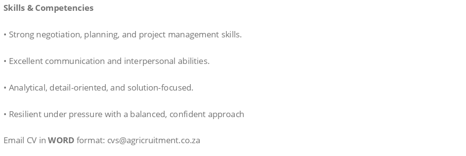 ACCOUNT MANAGER STELLENBOSCH 2